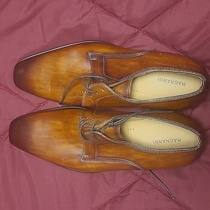 Mens size 12 Magnanni brown dress shoes